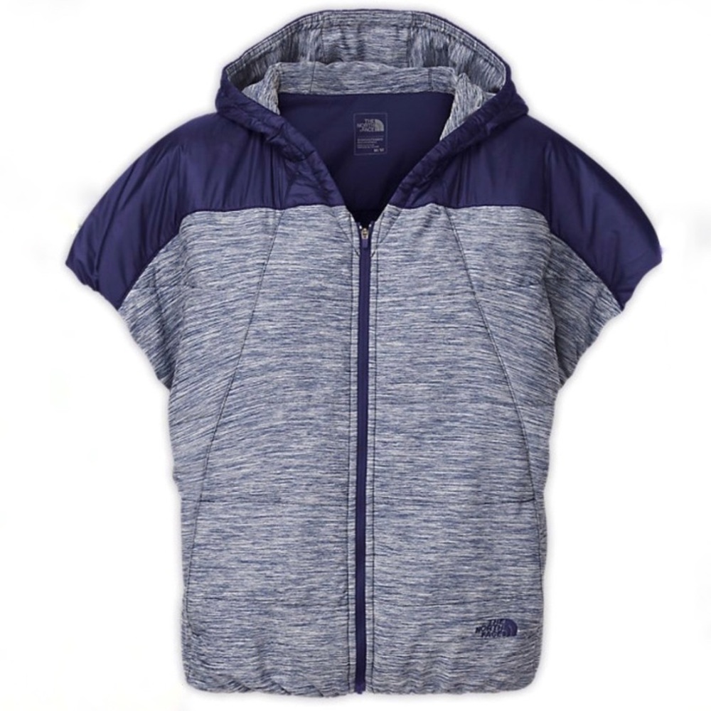 The North Face Women's Pseudio Poncho Vest Blue Size XL